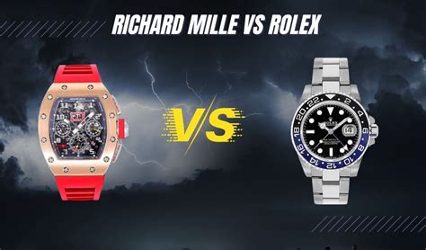 rolex vs richard mille|rm 001.